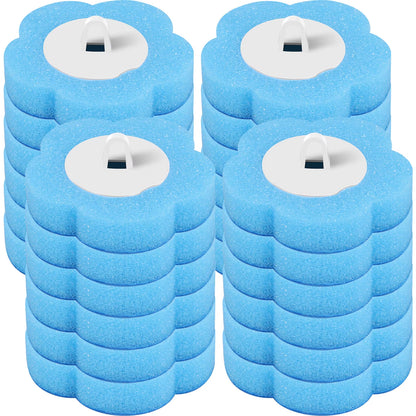 Effortless Cleaning with Our 24/72Pcs Disposable Toilet Brush Set - Long Handle & Wall-Mounted for Ultimate Convenience!
