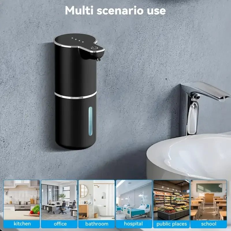 380ML Rechargeable Smart Infrared Automatic Soap Dispenser - Effortless Hygiene for Your Kitchen and Bathroom